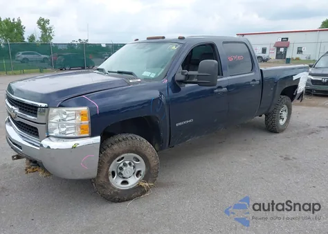 2008 Chevrolet Silverado 2500Hd Work Truck из США, поврежденный, VIN 1GCHK23K18F196481